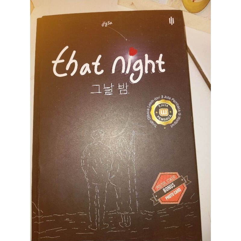 preloved novel That Night (Jimin BTS)