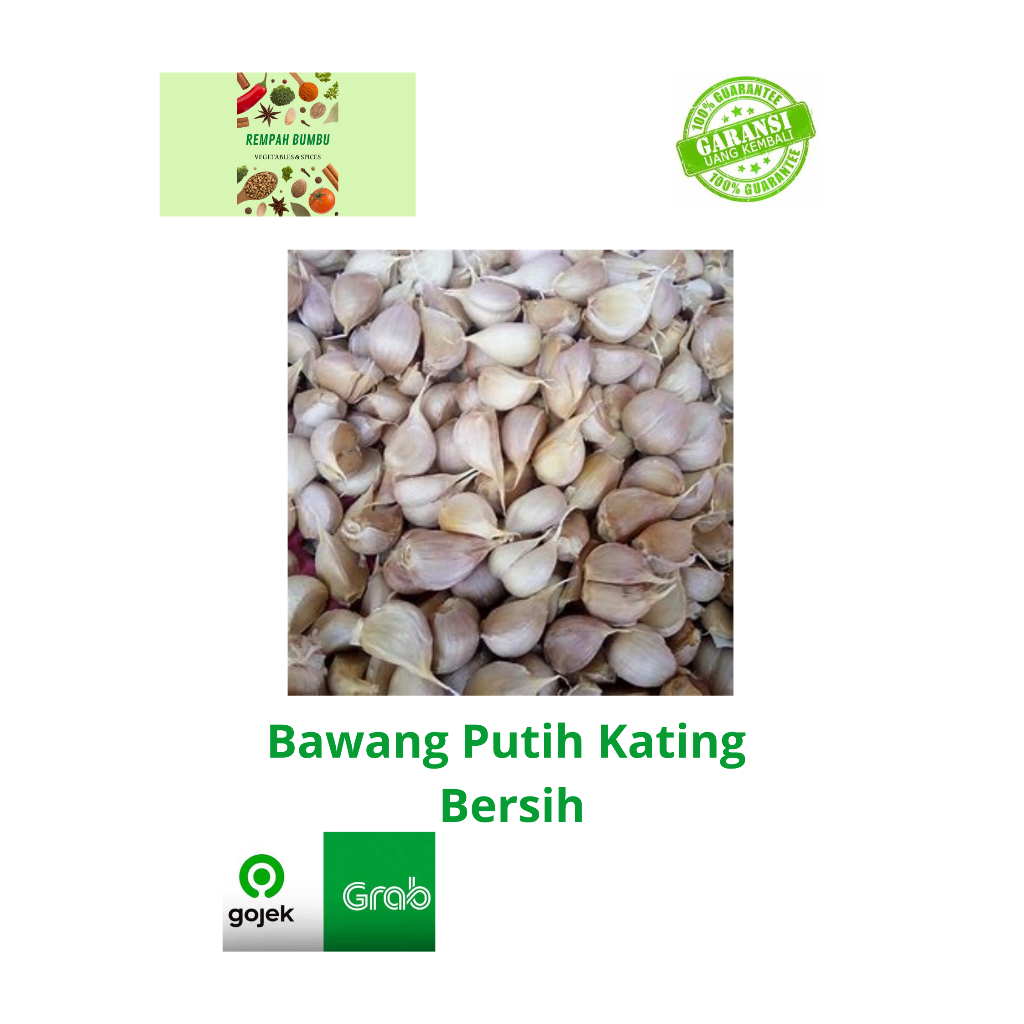 

BAWANG PUTIH KATING BERSIH 500 GRAM