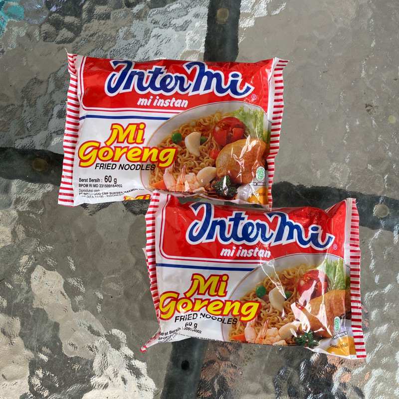 

Intermie mie instan mie goreng kemasan 60 gram 10 Pcs