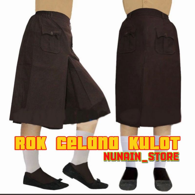 Rok Kulot model celana pendek pramuka