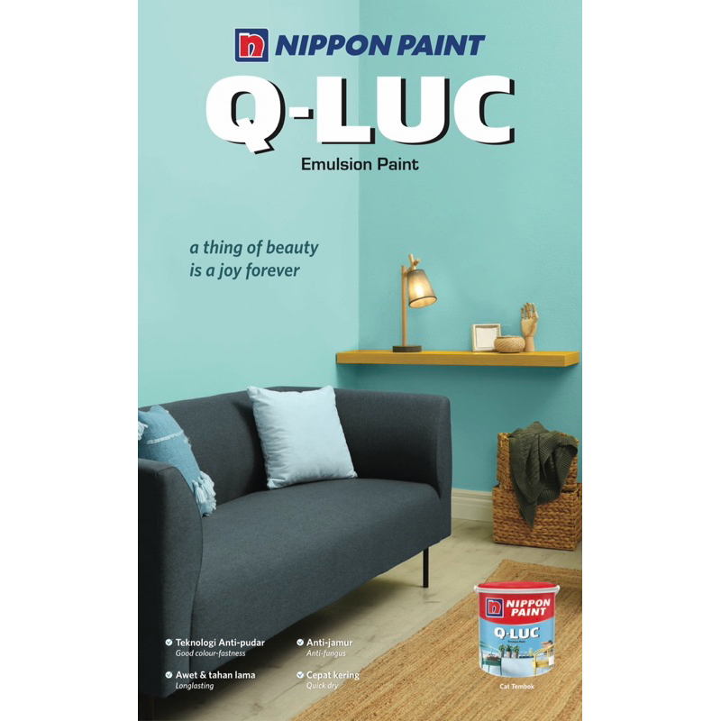 Cat Tembok Nippon Paint Q-Luc / Cat Dinding Murah / Cat Dinding