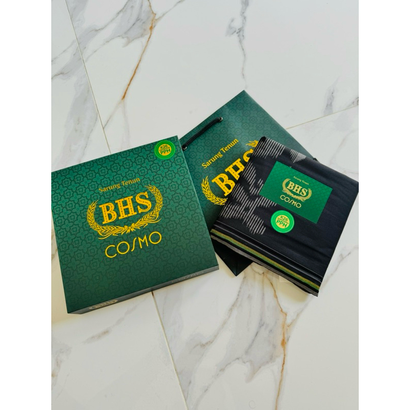 TERMURAH BHS COSMO GOLD BHS HITAM POLOS