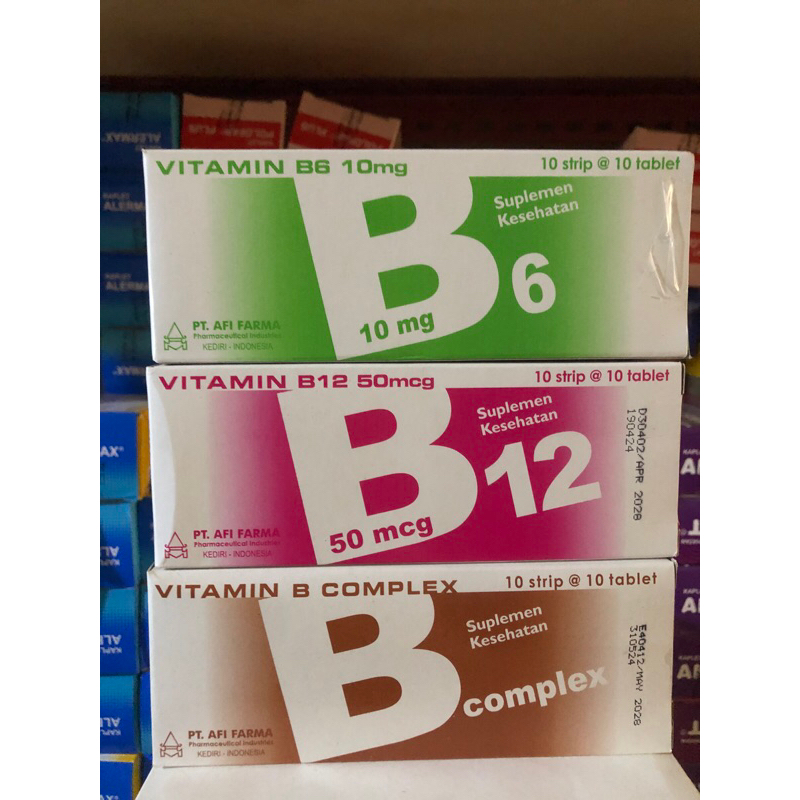 B complex, B6, B12 AFI