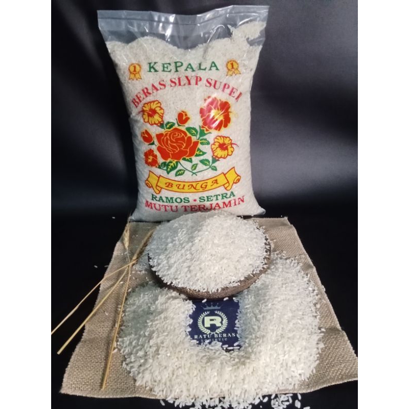 

BERAS CAP BUNGA 5 KG SETRA RAMOS SLYP SUPER