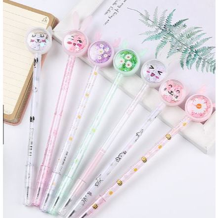 

Pena Karakter Payet Gliter Bunny Lucu Black Ink Gel Pulpen Murah Gel Bolpen Gel Pastel Alat Tulis Karakter Kupu-Kupu Perlengkapan