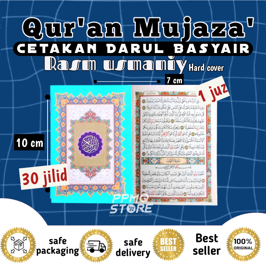 

ALQURAN MUJAZA 30 BUKU DARUL BASYAIR | Alquran Per Juz | Al Qur'an Madinah | Quran Beirut | Mushaf Ustmany | Usmaniy | Ustmani | Rosm Usmani