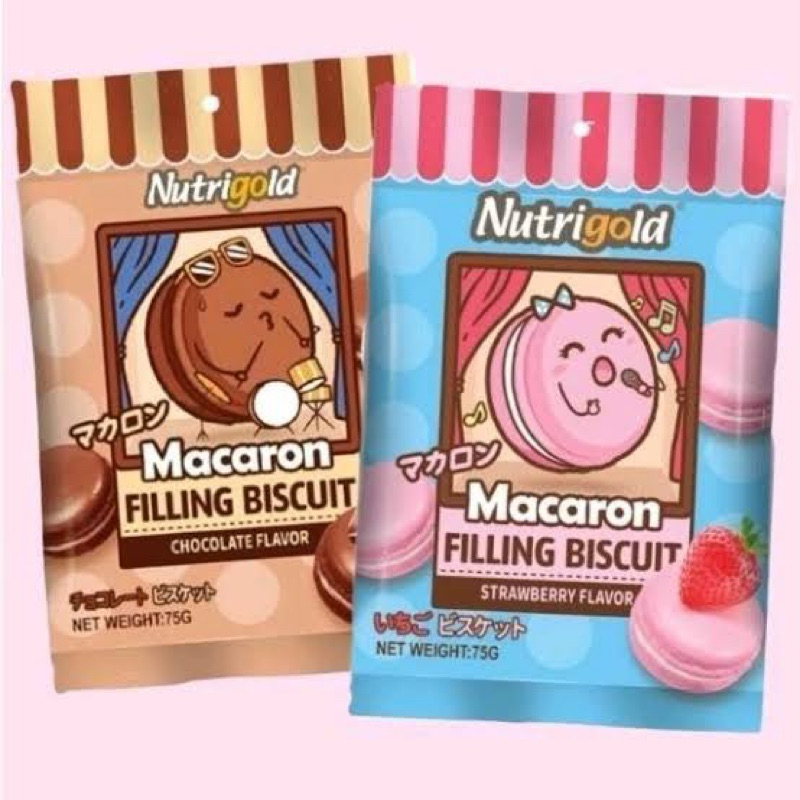

Nutrigold Macaron Filling Biscuit Flavor ECER