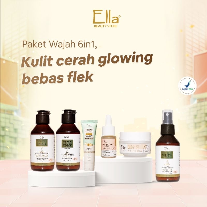 Paket glowing bebas flek ella skincare