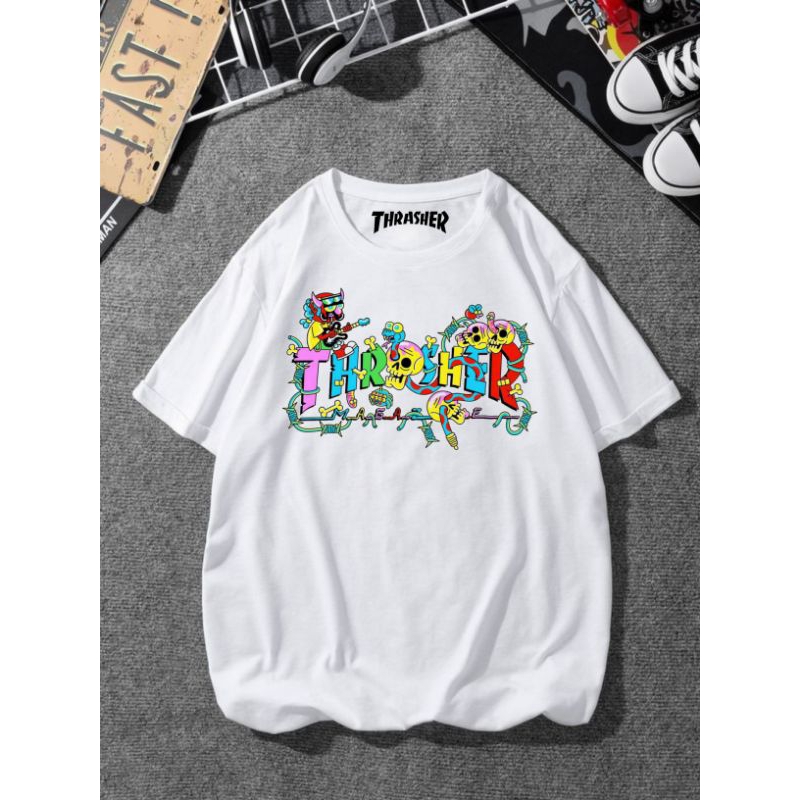 kaos tshirt brand thrasher original thailand murah