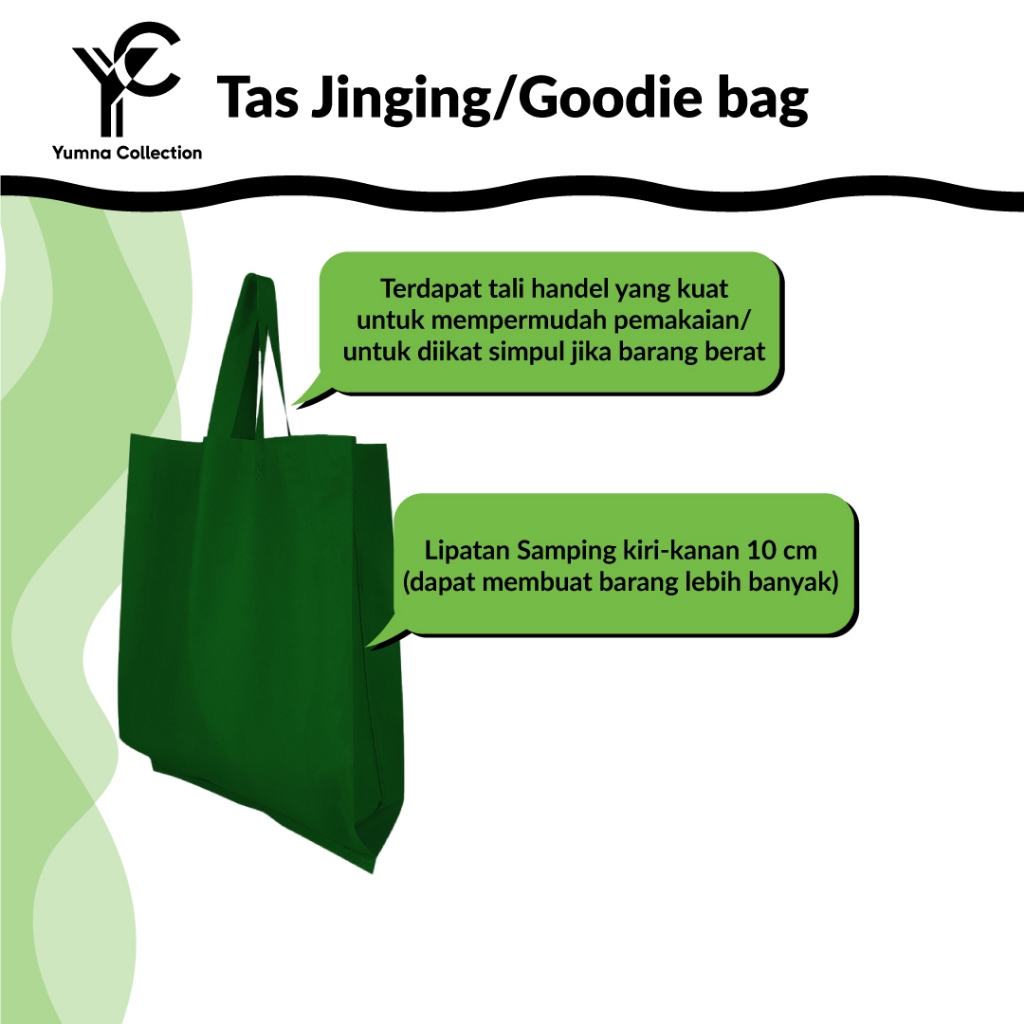 

Goodie bag Ukuran 25x35x10 1 pak 60pcs