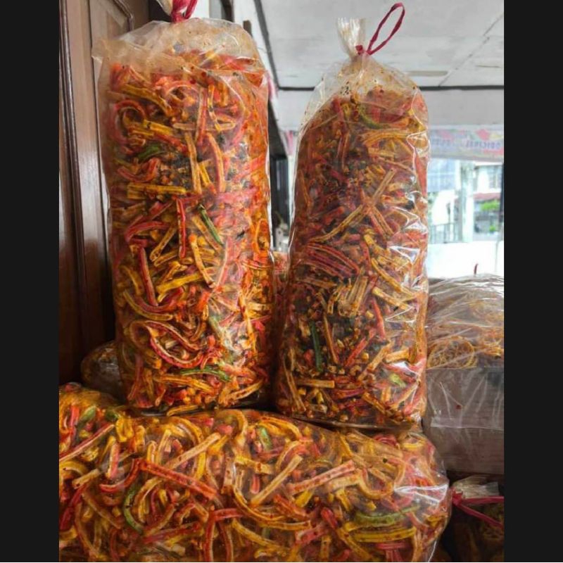 

PAKET RESELLER 1BALL (5kg) Seblak Kerupuk Beton Bantat pedas Daun jeruk