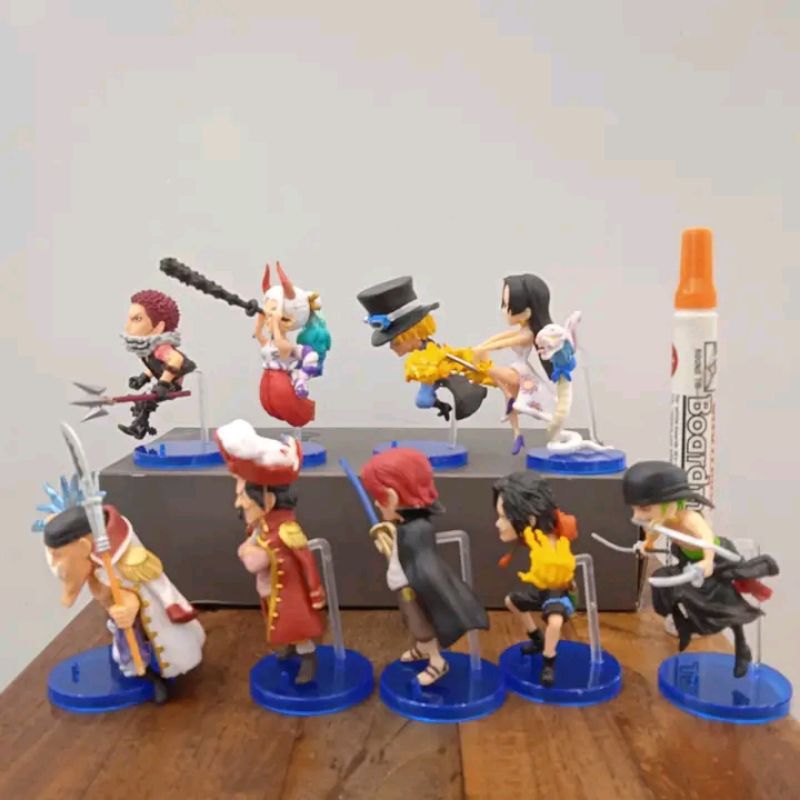mainan static figure WCF one piece usop zoro ace shirohige nami yonkou shirohige sabo shanks boa yam