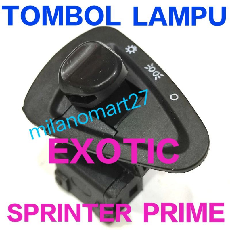 saklar lampu Sprinter prime switch lampu exotic sprinter prime tombol lampu motor listrik molis exot