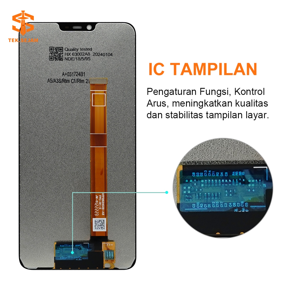 Pestakilau OriginalLcd Oppo A3S / A5 / Realme C1 / Realme2 Layar Hp Touchscreen Lcd Oppo A3S Full