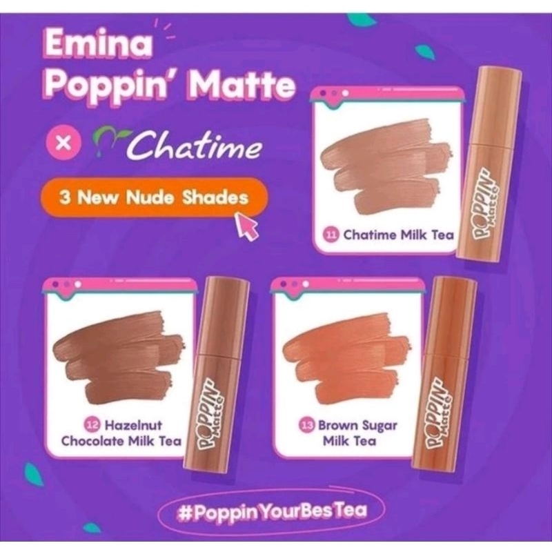 EMINA POPPIN MATTE X CHATIME