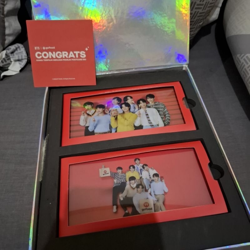 Merch BTS x Gojek Gofood Postcard