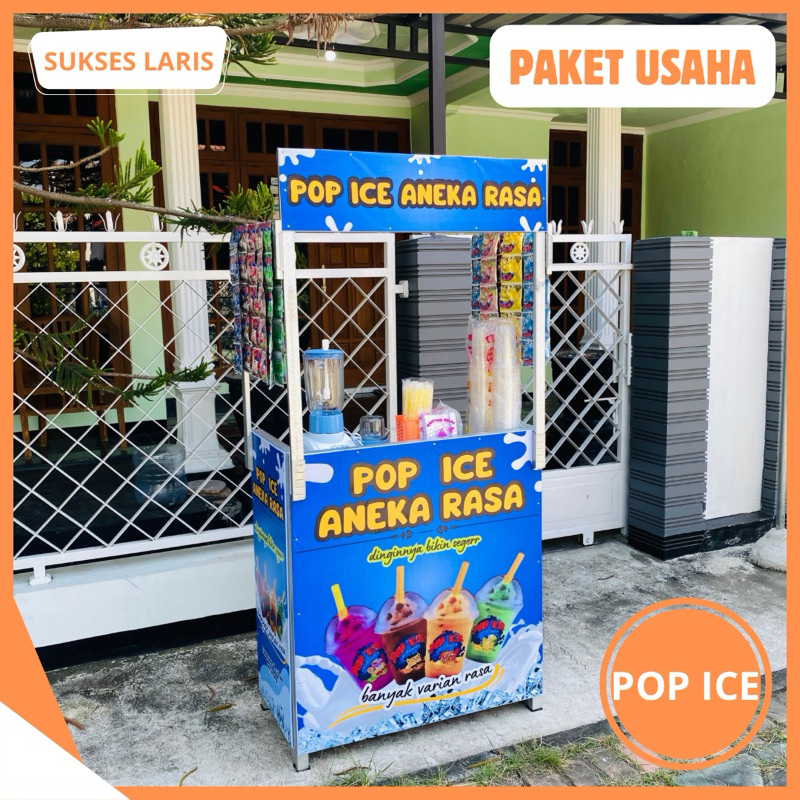 

PAKET USAHA POP ICE DENGAN BOOTH PORTABLE | PAKET USAHA MINUMAN POP ICE ANEKA RASA | PAKET JUALAN MINUMAN | PAKET USAHA ES KEKINIAN | PAKET USAHA MINUMAN KEKINIAN | PAKET JUALAN ES POP ICE