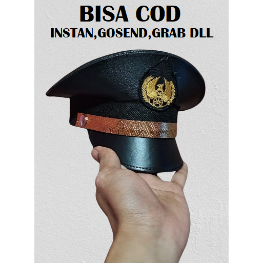 topi masinis anak / topi pet masinis anak/Topi profesi masinis anak/Topi KAI anak