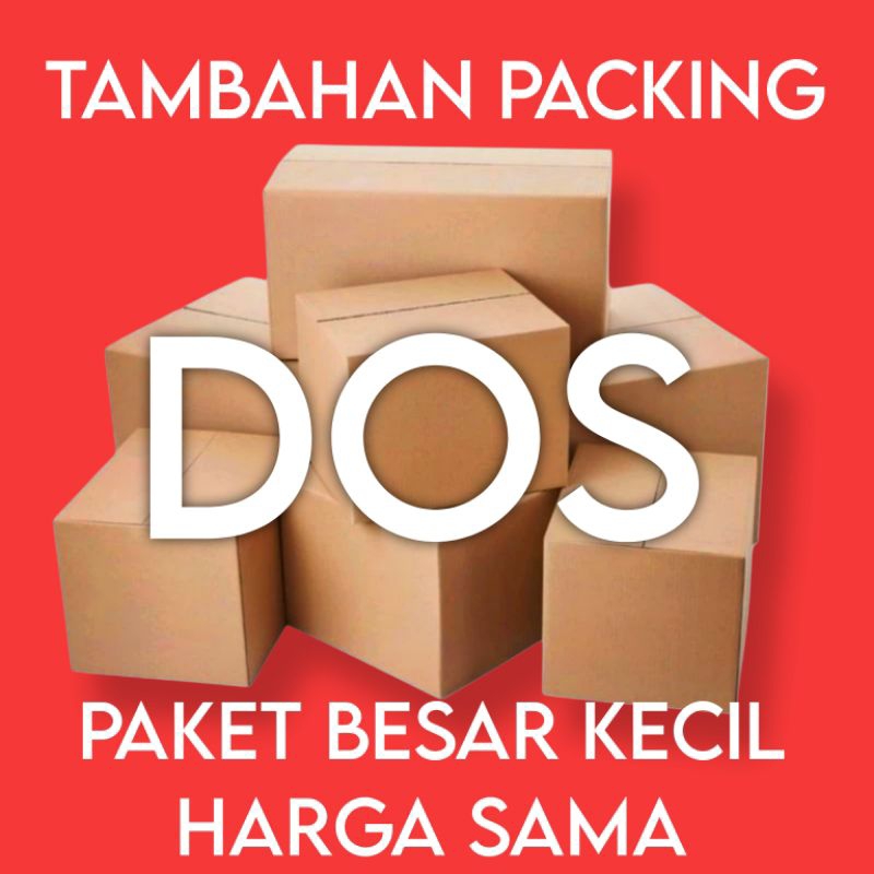 

Kemasan Dos Tambahan Packing Anti Penyok Ukuran Besar Kecil Harga Sama Murah Meriah Memakai Dos Warna Coklat Double Plastik Polymailer Harga Termasuk Lakban Packing Aman Kuat