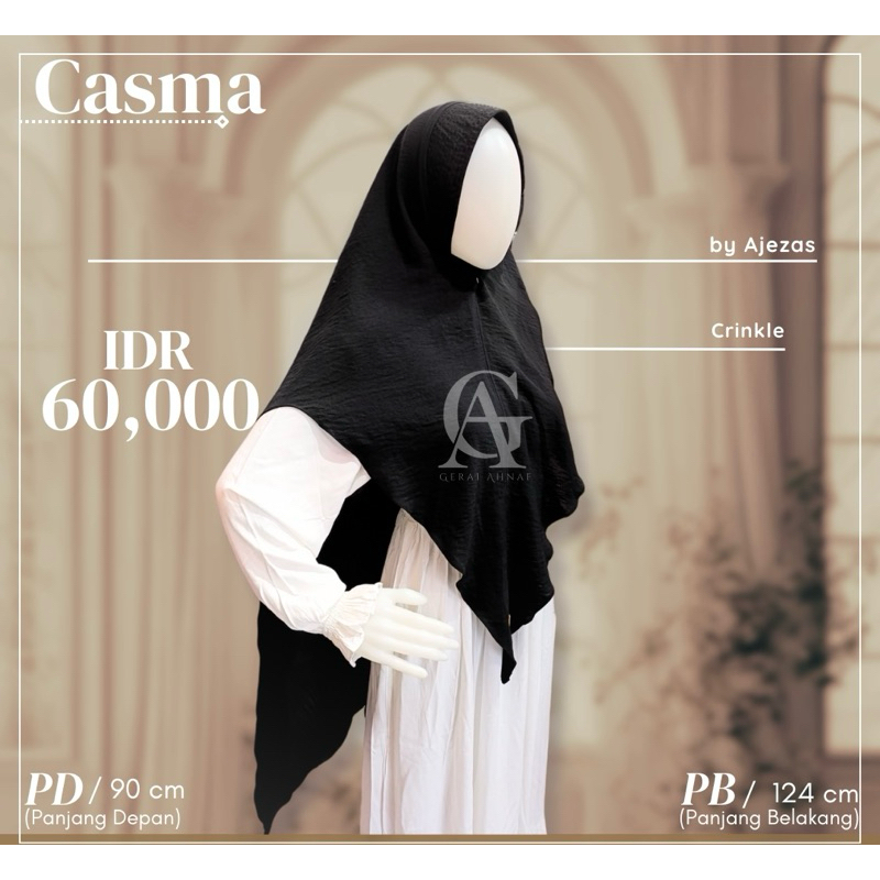 AJEZAS CASMA / AJEZAS CRINKLE / AJEZAS KRINGKEL / AJEZAS COLLECTION / KHIMAR CRINKLE