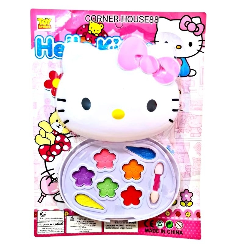 KITTY HEAD MAINAN MAKE UP ANAK PEREMPUAN HELLO KITTY KOSMETIK | MAINAN KOSMETIK ANAK PEREMPUAN