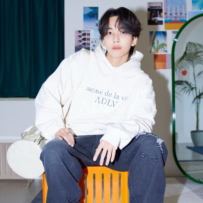 (PO KOREA) ADLV X JEONGHAN - CIRCLE SYMBOL RIVET HOODIE - ORIGINAL KOREA