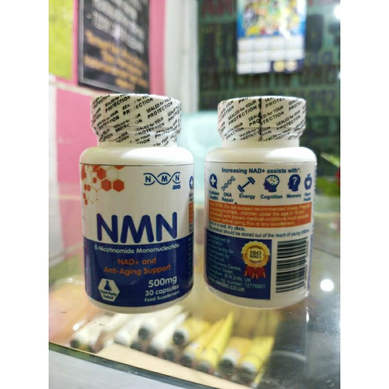 Obat Anti-Aging NMN ASLI Bio B-Nicotinamide 30 Caps Mononucleotide NMN ORIGINAL