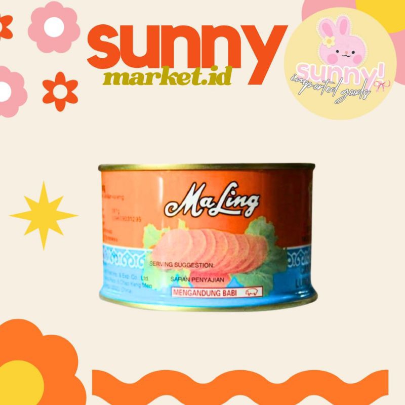 

SUNNYMARKET - DAGING MA LING MALING FYF / TTS LUNCHEON PORK MEAT 397GR / 197GR DAGING HAM BABI NON HALAL