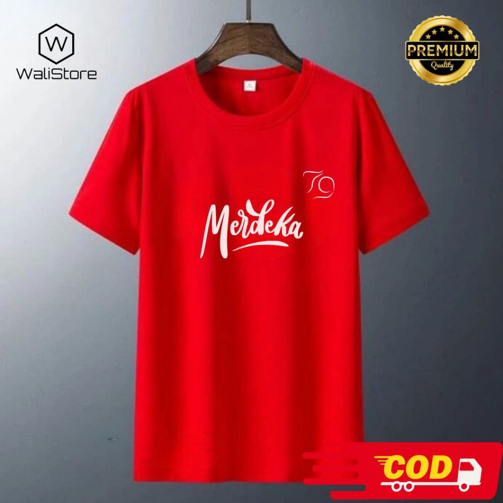KAOS MERAH PUTIH 17 AGUSTUS th 79 / kaos 17 agustus 2024
