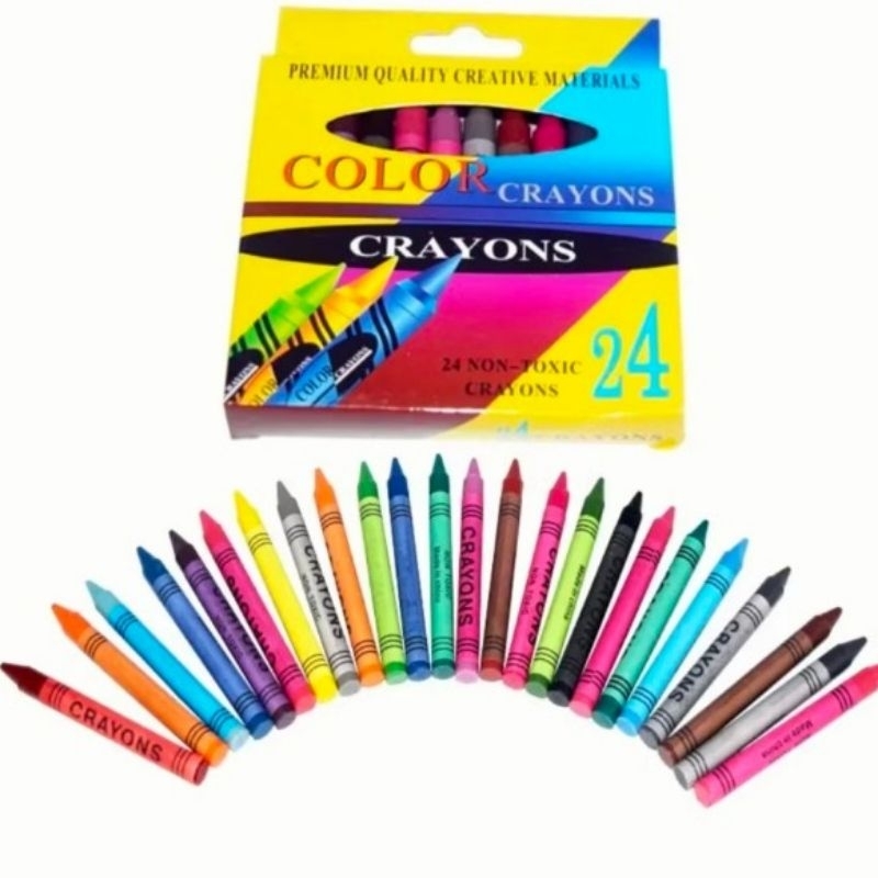 

Crayon Set Isi 24 / Pensil Warna Gambar