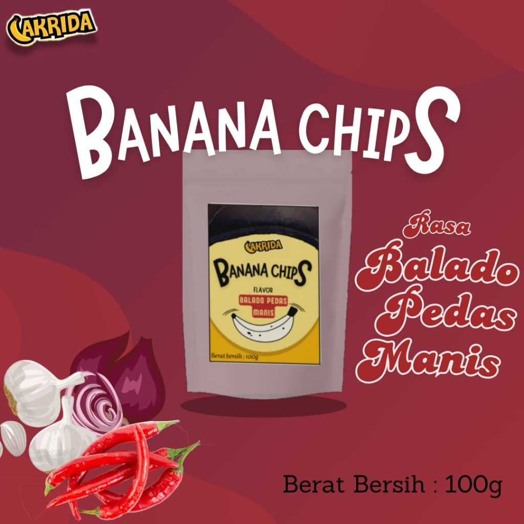 

Keripik Pisang LAKRIDA - Balado Pedas Manis
