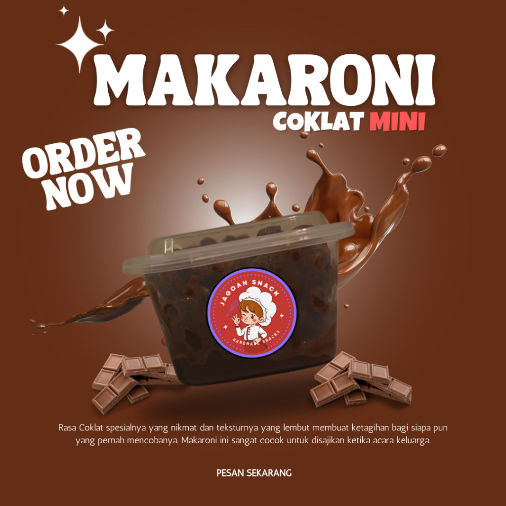 

Makaroni Lumer Coklat Versi MINI