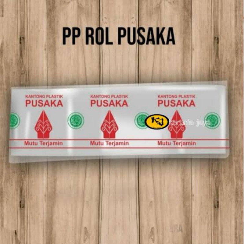 Plastik PP Roll Pusaka Tebal 02 Lebar 11CM ( 02x11x100 )