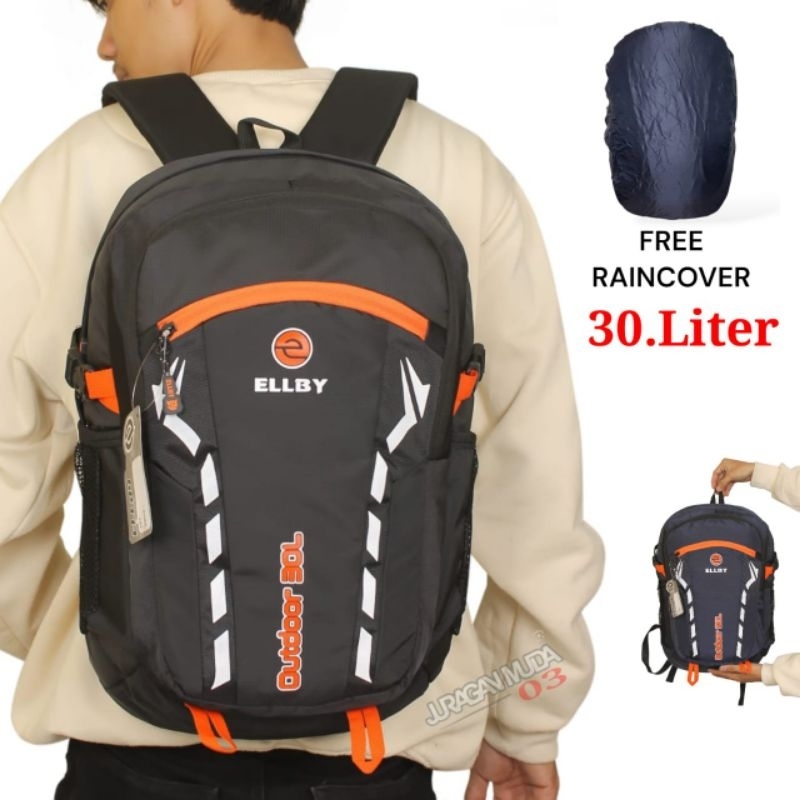 Tas Ransel Pria Outdoor Traveling Hiking Adventure Gunung Elby Backpack Tas Ransel Traveling Gunung 