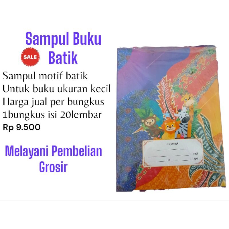 

{APM}Sampul Buku Batik Ukuran Kecil Isi 20 Lembar