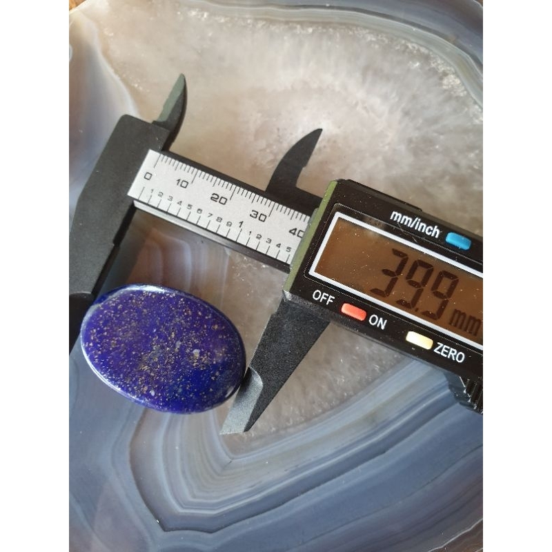 GG054 - Lapis Lazuli, Batu Akik Alam Asli untuk Cincin atau Liontin, Natural Original Cabochon Impor