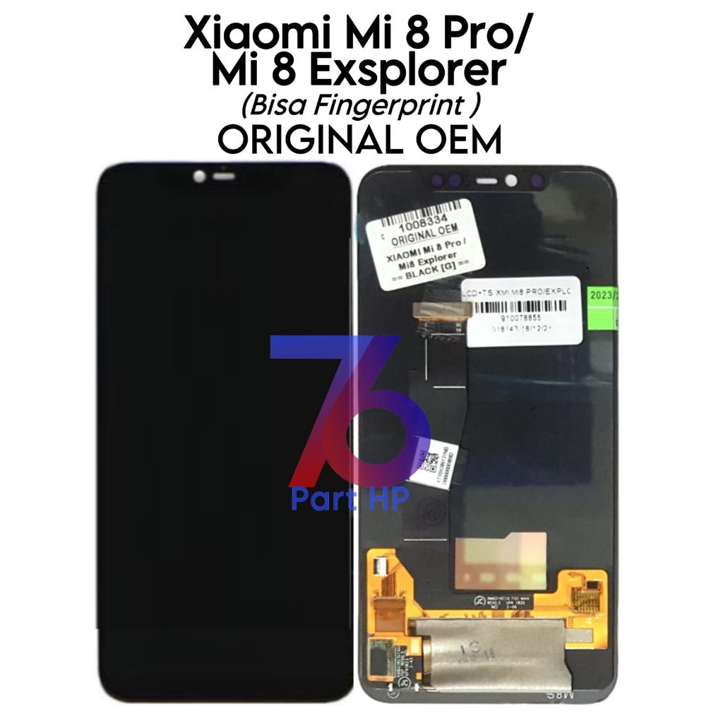 LCD Touchscreen Fullset Xiaomi Mi8 Pro / Mi 8 Explorer / M1807E8A