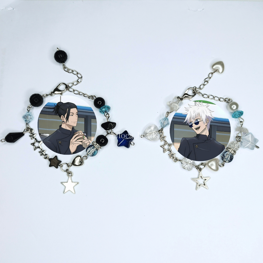 Friendship Bracelet Inspired from Gojo and Geto / Gelang Pertemanan Gojo dan Geto / Jujutsu Kaisen /