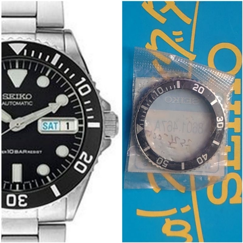 Bezel + Insert Seiko SKX023 7S36-0050