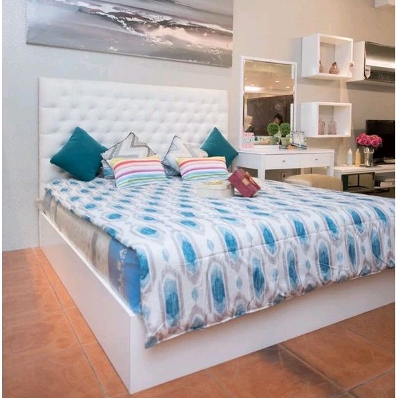 𝘼𝙉𝙀𝙆𝘼 Fiorella Ranjang Kayu/ Bedset/Divan Minimalis/ Dipan Kayu/ Tempat Tidur Modern