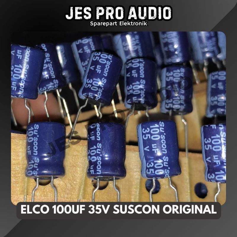 ELCO 100UF 35V SUSCON ORIGINAL
