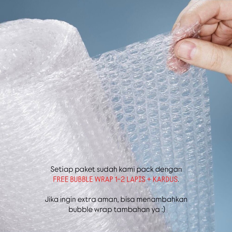

EXTRA BUBBLE WRAP (PER 3 PCS)