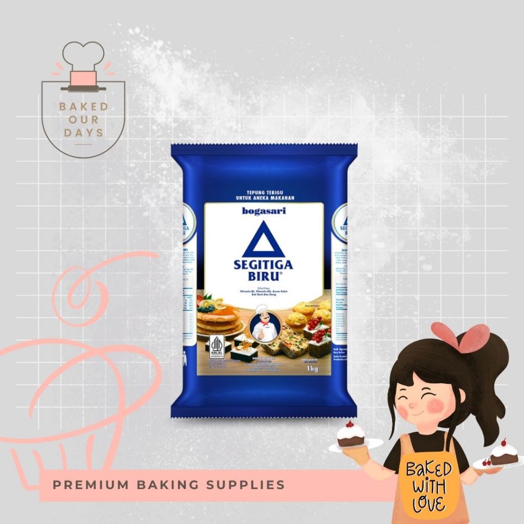 

Bogasari - Tepung Terigu Premium Segitga Biru 1kg
