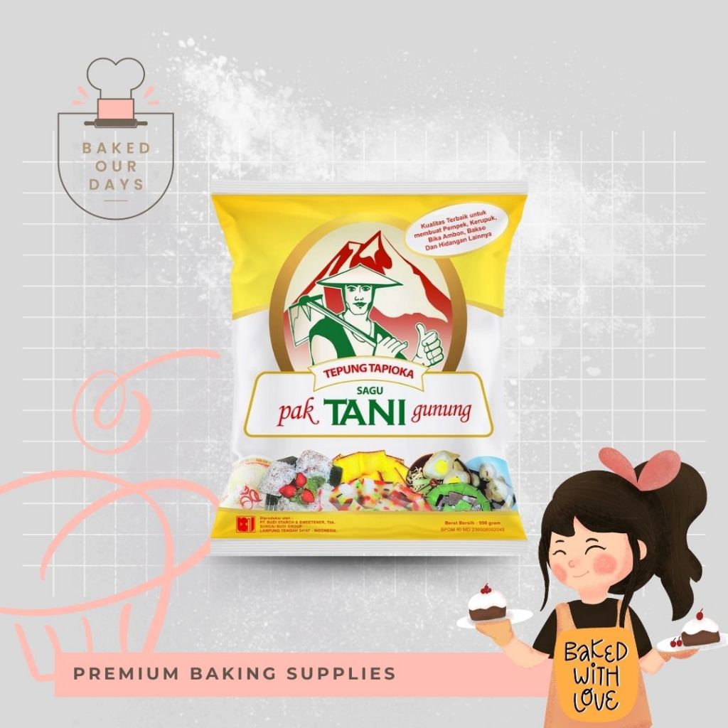 

Rose Brand - Tepung Tapioka Cap Pak Tani 500 Gram