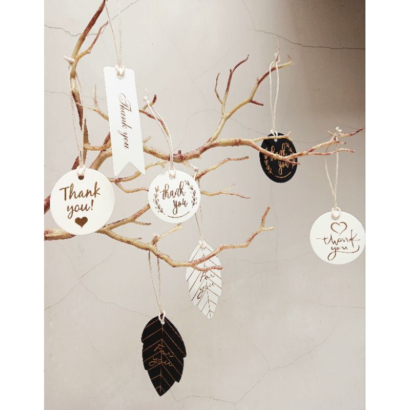 

HANGTAG LABEL THANK U/FOR U PREMIUM 10pcs