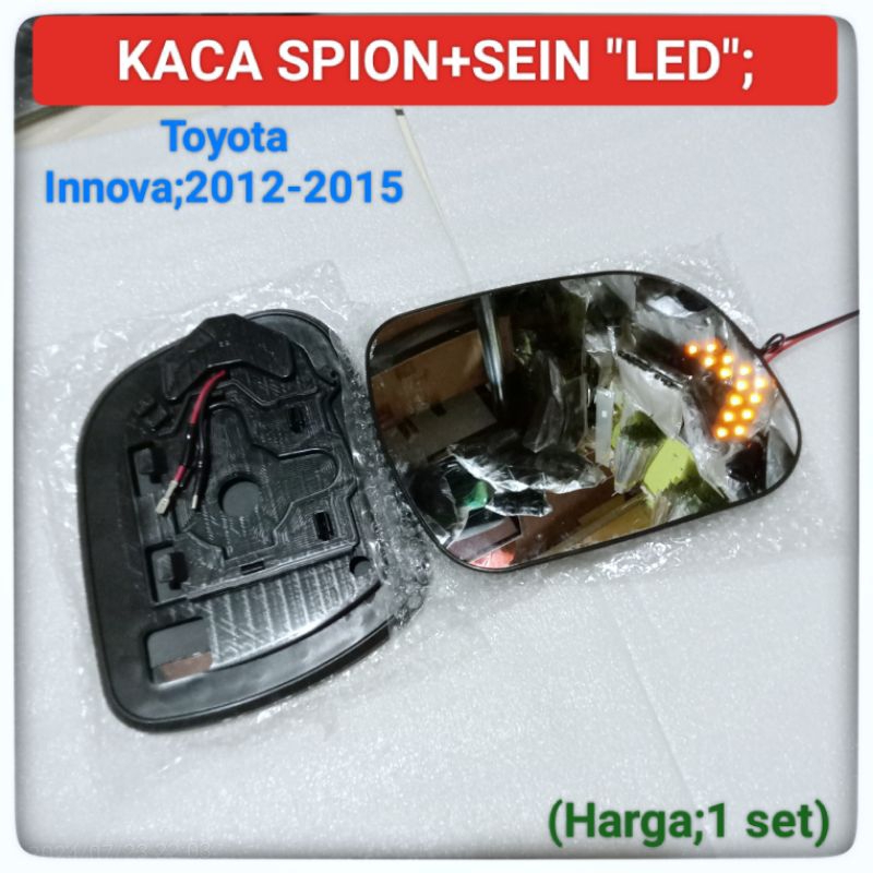 Kaca spion Innova 2012 2015 pakai lampu sein LED spion Innova dengan sein LED
