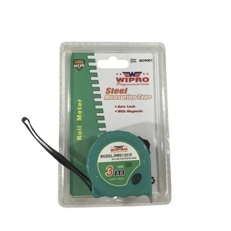 Meteran Wipro 3 Meter / Meteran Tukang / Roll Meter Panjang