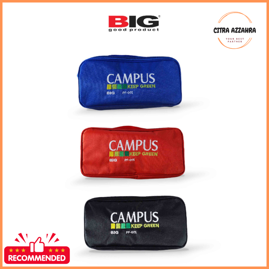 

BIG Kotak Pensil/ Tempat Pensil/ Pencil Case Bordir Campus PF-001