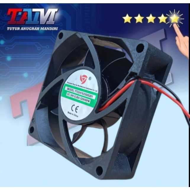 KIPAS MESIN LAS DC 24V 7cm Fan Dc 24v ORIGINAL