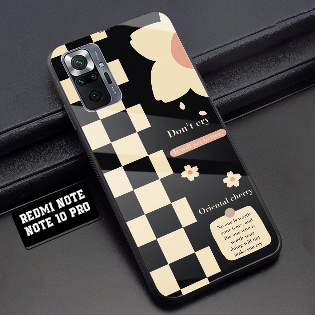 Case Xiaomi Redmi Note 10 Pro - Casing Hp Xiaomi Redmi Note 10 Pro - Motif ( BUNGA ) - Silikon Hp Xi